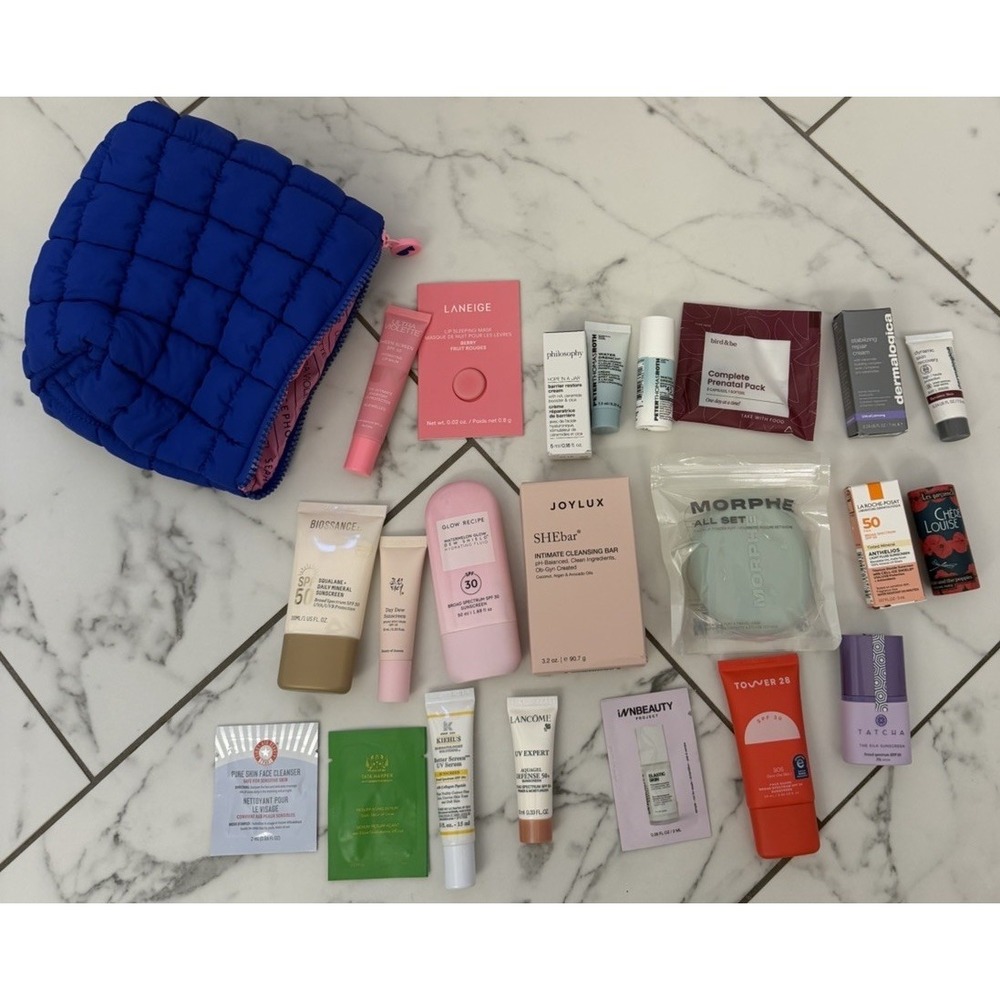 Luxury Beauty & Skincare Bundle Ultra Violette Bag Tatcha Glow Recipe SPF